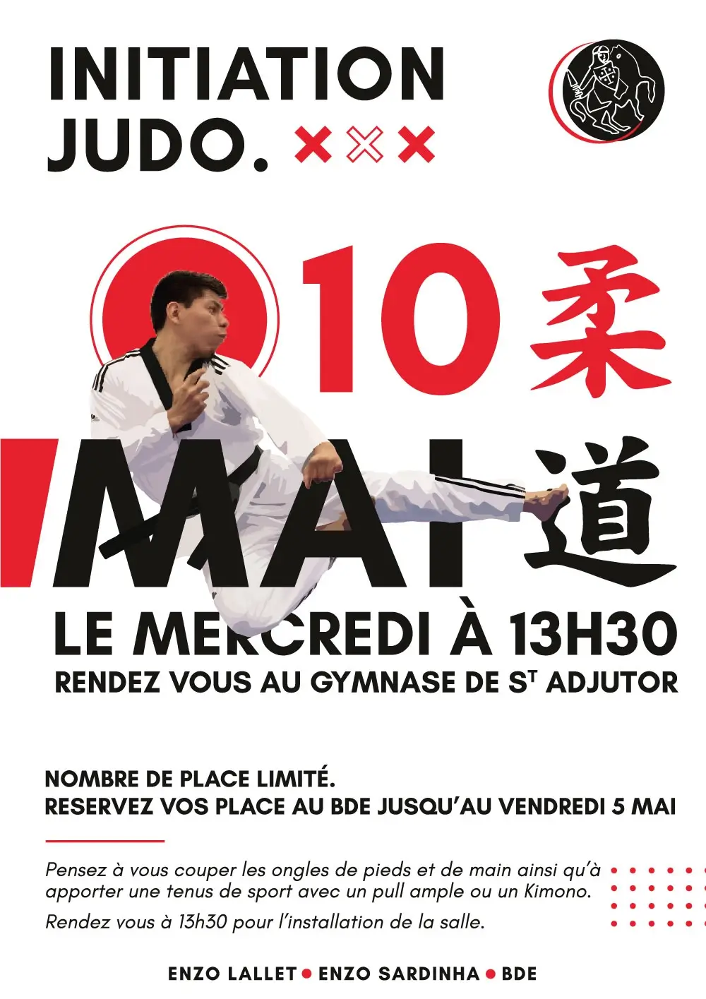 porfolio poster for judo initiation